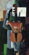 Kazimir Malevich Cow and Fiddle USA oil painting artist